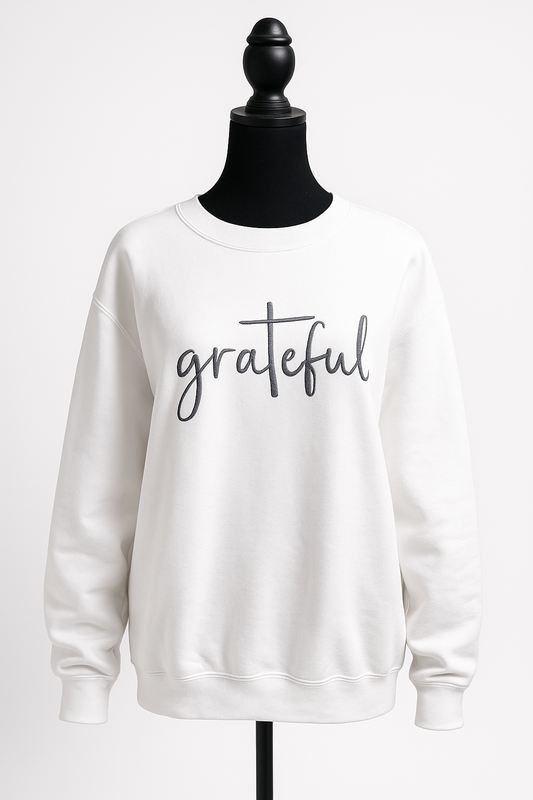 Grateful Embroidered Sweatshirt